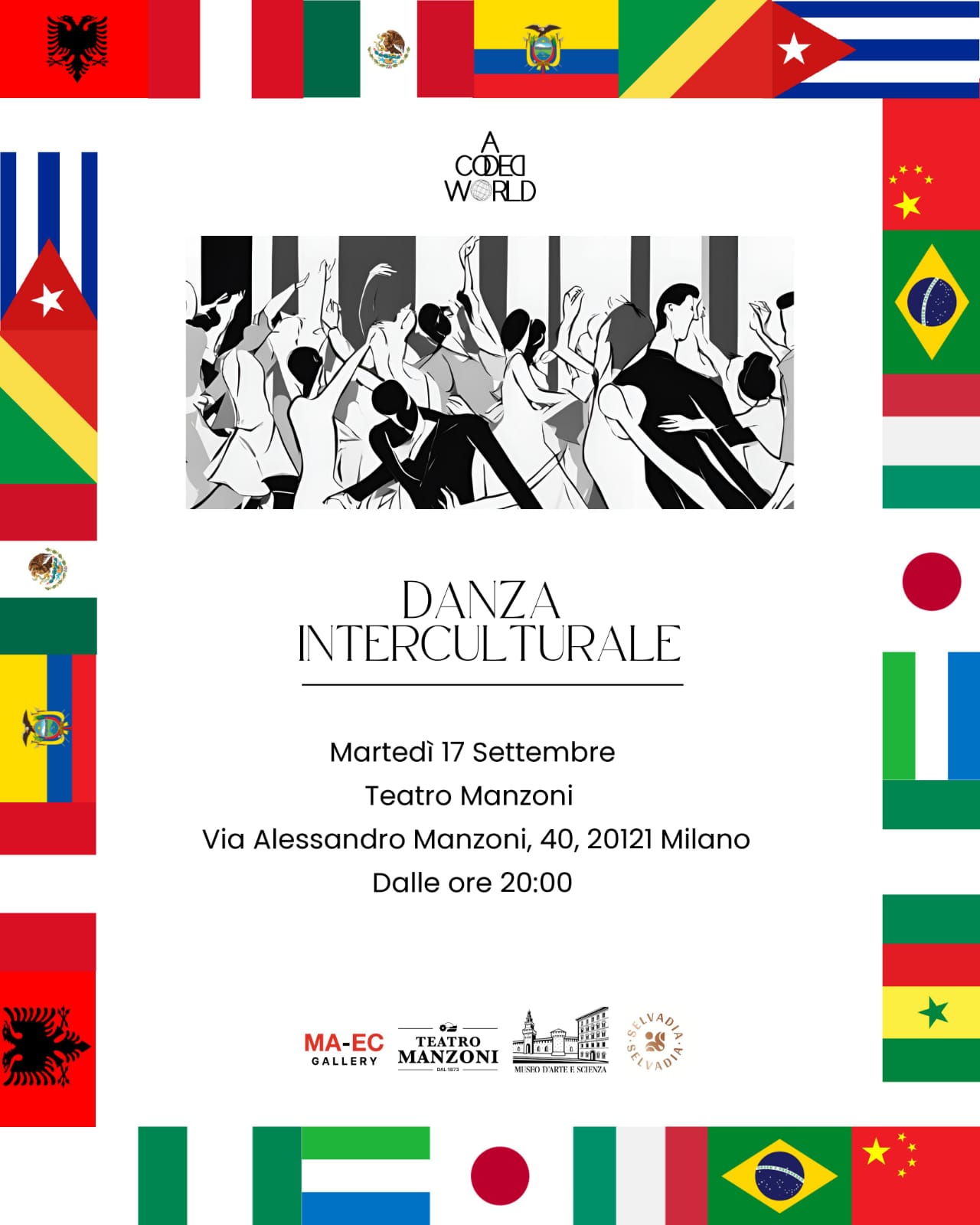 DANZA INTERCULTURALE, TEATRO MANZONI MILANO